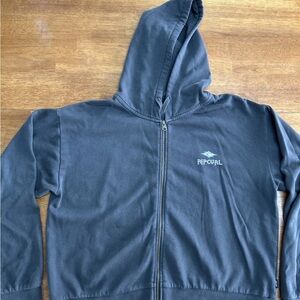 Rip Curl Charcoal Zip-Up Hoodie